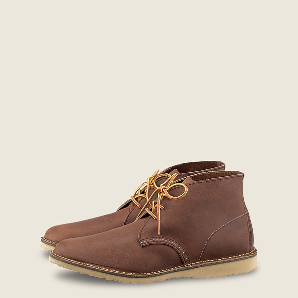 Zapatos Red Wing Heritage Hombre Marrom - Weekender – Chukka Yuma Cuero - 125-AEIHFJ